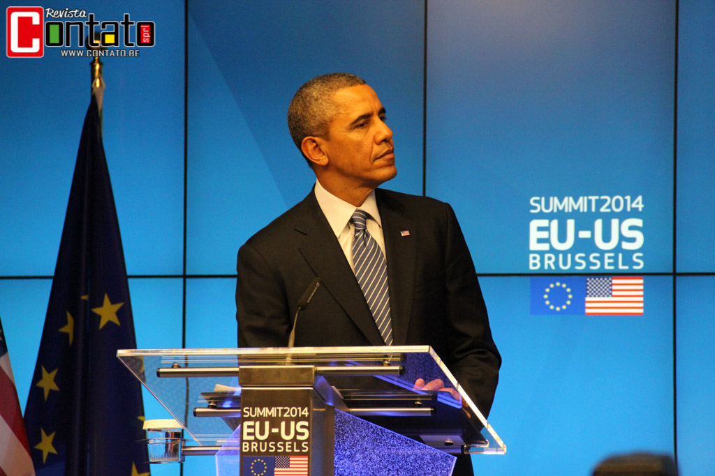 SUMMIT EU-US: Barack Obama em Bruxelas. Fotos: Jornalista Horácio Fernandes, Revista Contato 